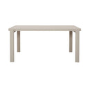 Renalo - Table De Jardin + 4 Fauteuils Repas En Aluminium - Taupe