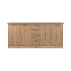 Timby - Sideboard 4 Doors 3 Drawers - Oak