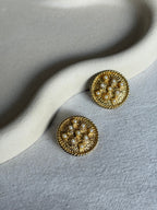 Vintage Earrings - Fancy Beads and Braiding