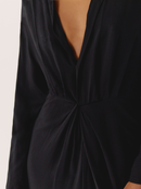 Black Water Tie Effect Shirt