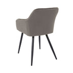 Velvet - Lot De 6 Chaises - Velours - Gris