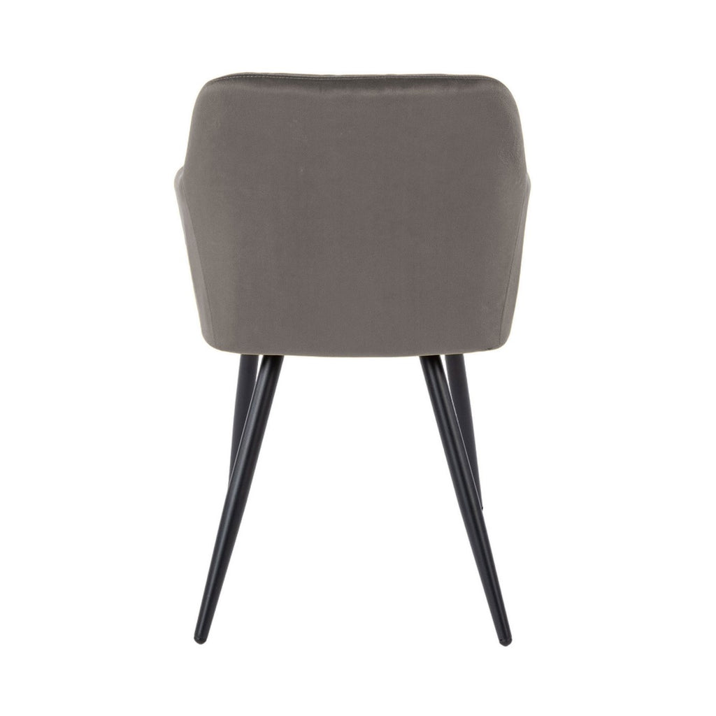 Velvet - Lot De 6 Chaises - Velours - Gris