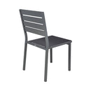 Mimizan - Ensemble Table De Jardin Carrée + 4 Chaises - Marron