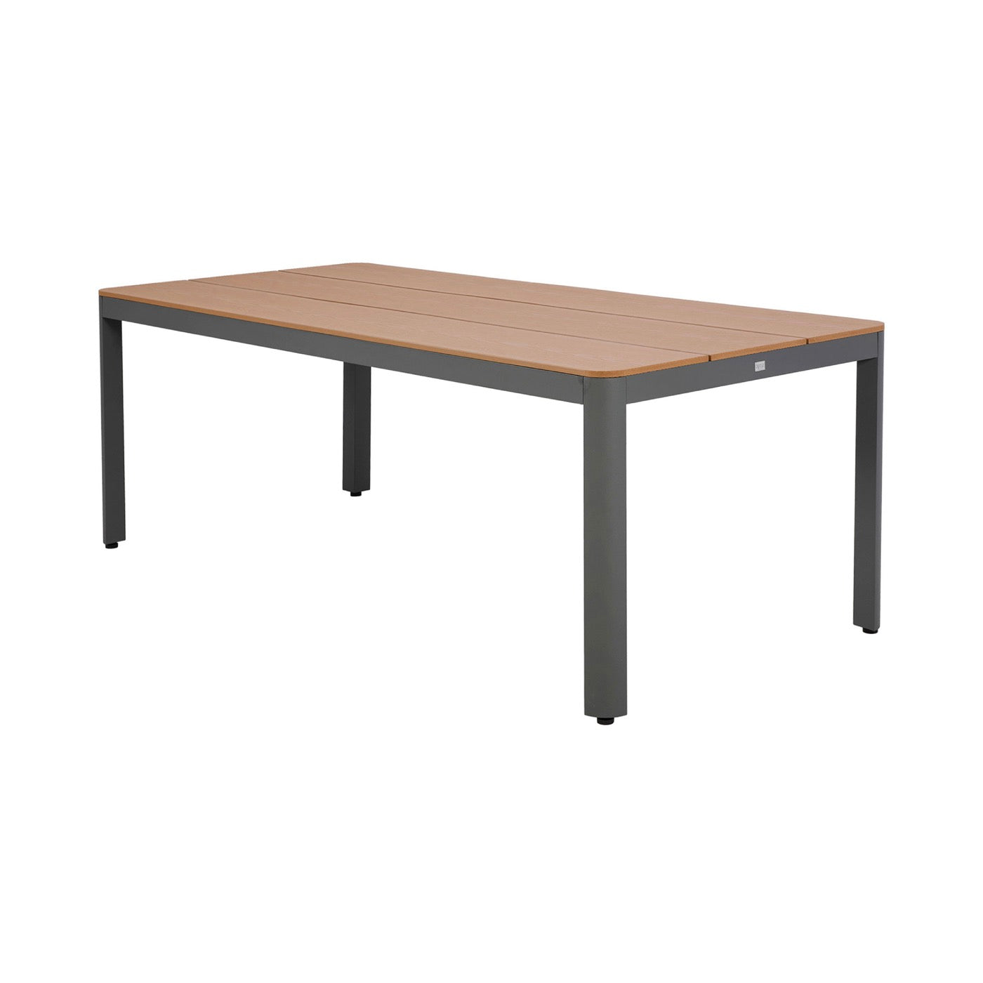 Mimizan - Conjunto Mesa de Jardín + 6 Sillas - Marrón