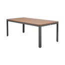 Mimizan - Ensemble Table De Jardin + 6 Chaises - Marron