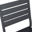 Mimizan - Ensemble Table De Jardin + 6 Chaises - Marron