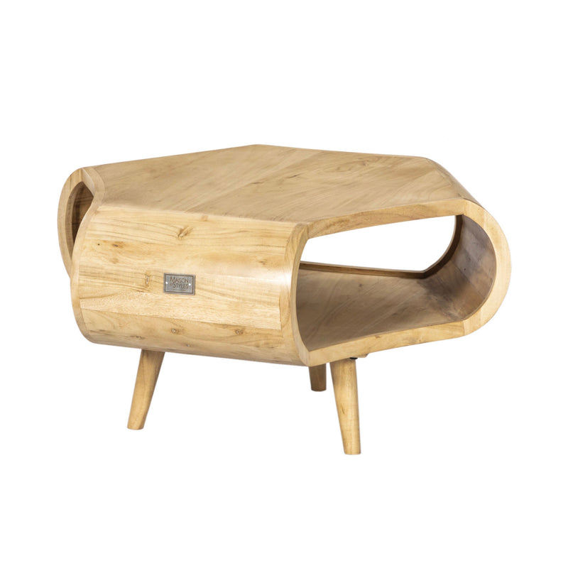 Table Basse En Bois Massif - Naturel