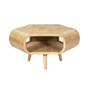 Table Basse En Bois Massif - Naturel