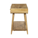 Console En Acacia Et Rotin - Naturel