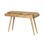 Console En Acacia Avec 2 Tiroirs - Naturel