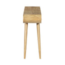 Console En Acacia Avec 2 Tiroirs - Naturel
