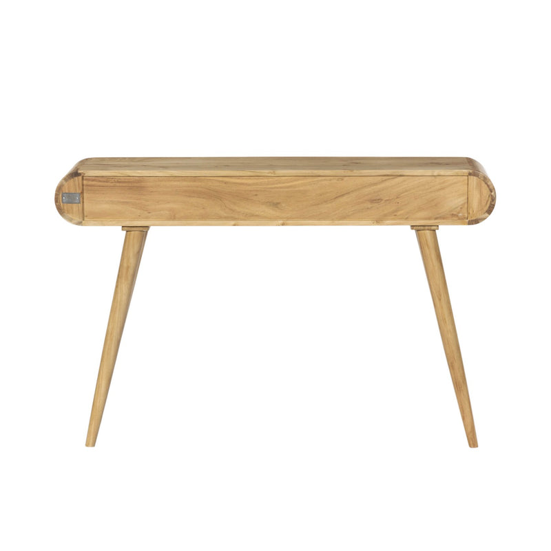 Console En Acacia Avec 2 Tiroirs - Naturel