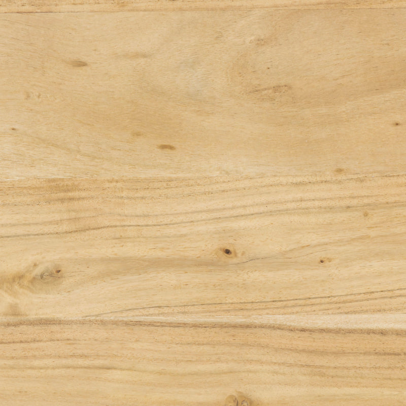 Console En Acacia Avec 2 Tiroirs - Naturel