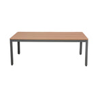 Mimizan - Garden Table + 8 Chairs Set - Brown