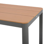 Mimizan - Garden Table + 8 Chairs Set - Brown