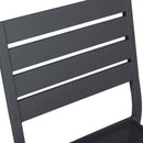 Mimizan - Ensemble Table De Jardin + 8 Chaises - Marron