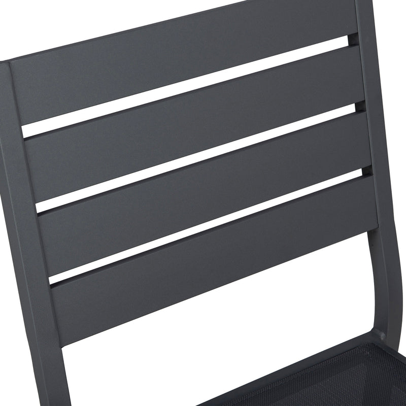 Mimizan - Ensemble Table De Jardin + 8 Chaises - Marron