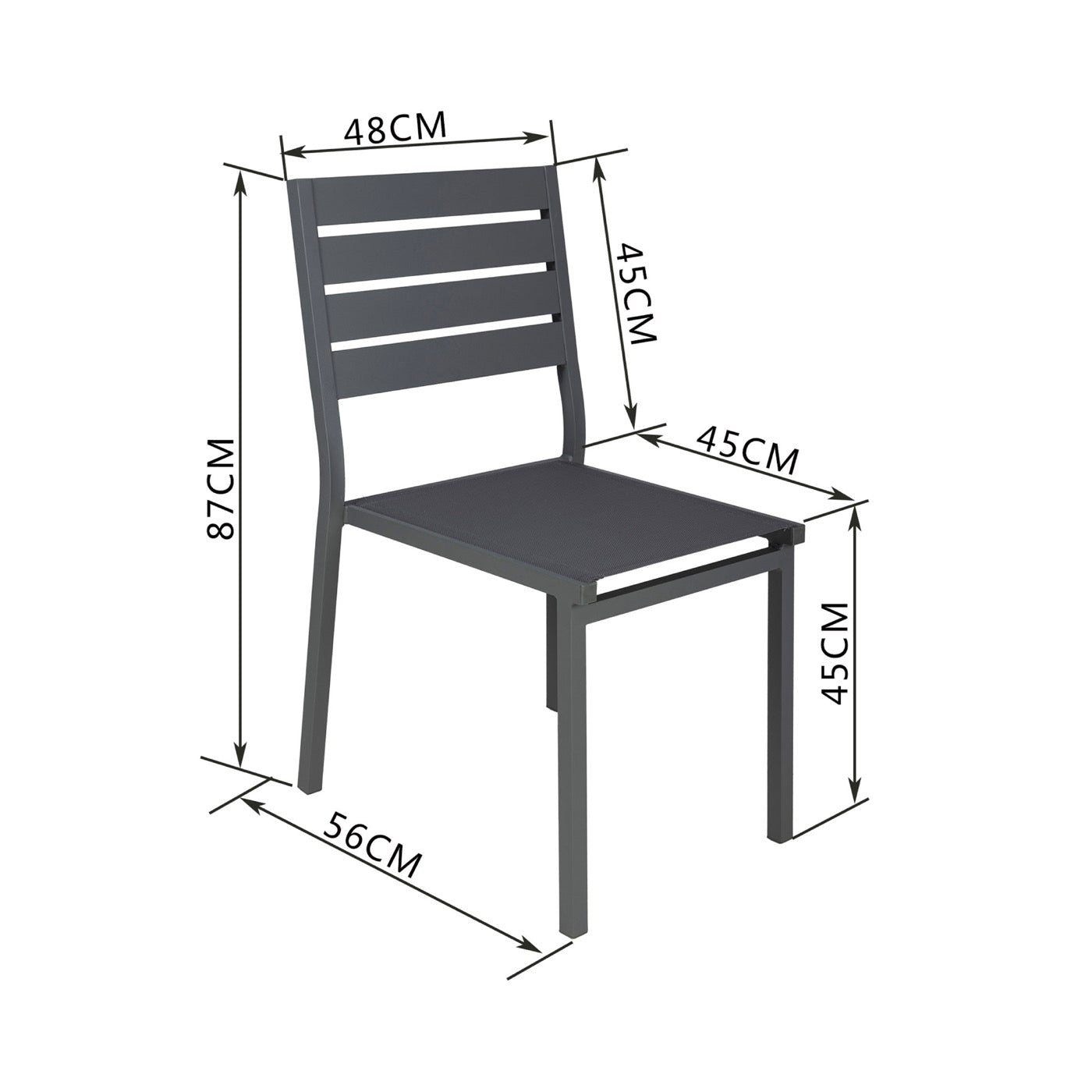 Mimizan - Garden Table + 8 Chairs Set - Brown