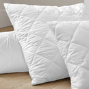 Lot De 2 Protege Oreiller 100% Polyester 205Gsm Matelasse / Respirant Bllanc - Flocon