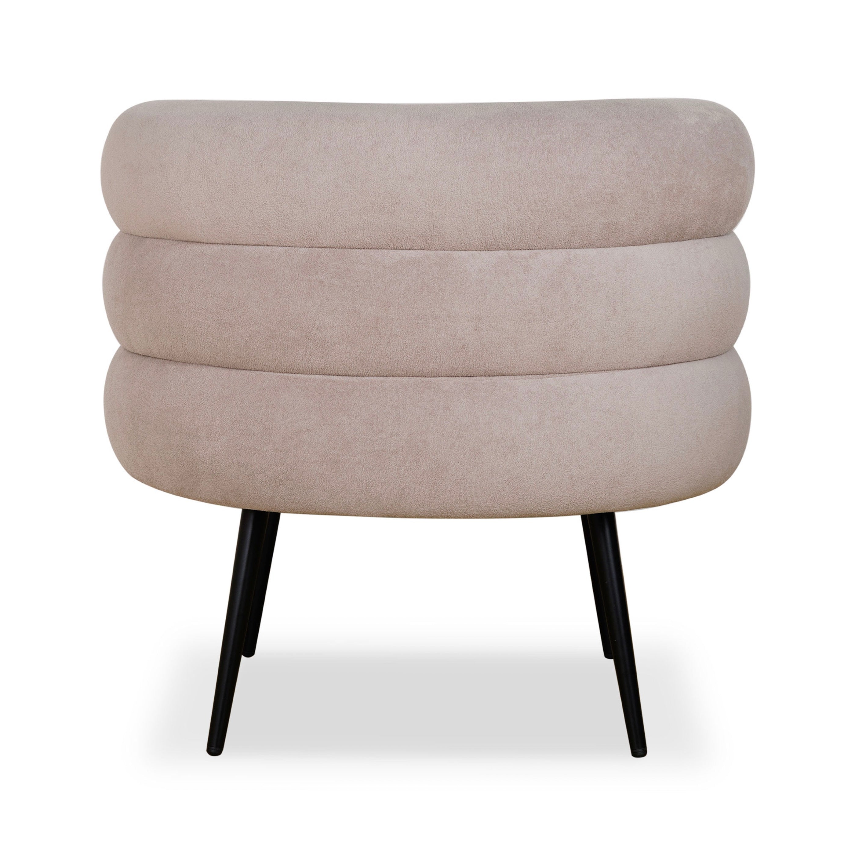 Fauteuil Vintage En Tissu - Beige