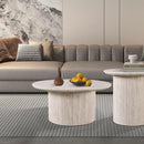 Table Basse Ronde - Beige