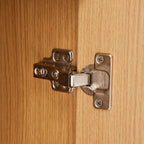 Rima - Buffet 2 Portes Et 3 Niches Effet Cannelé - Naturel