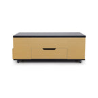 Calis - Table Basse Avec Plateaux Relevables Et Tiroirs