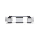 Calis - Table Basse Avec Plateaux Relevables - Blanc