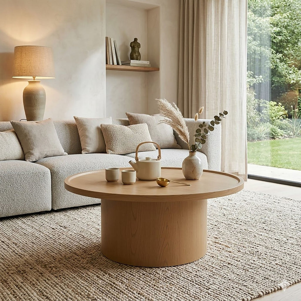 Table Basse Ronde - Naturel