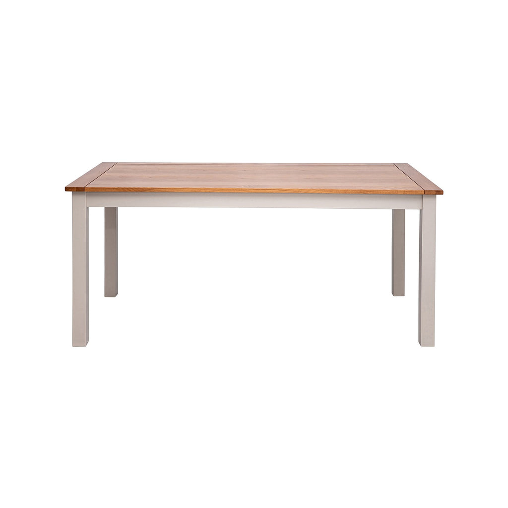 Ensemble Repas Table + 2 Bancs - Naturel Et Crème
