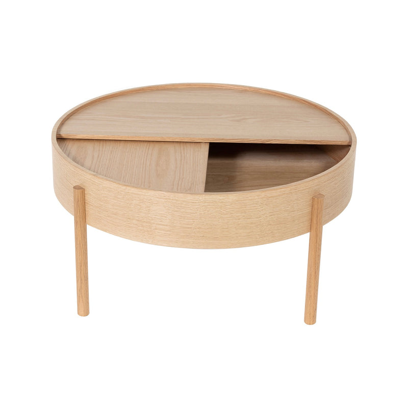 Calis - Table Basse Ronde - Chêne