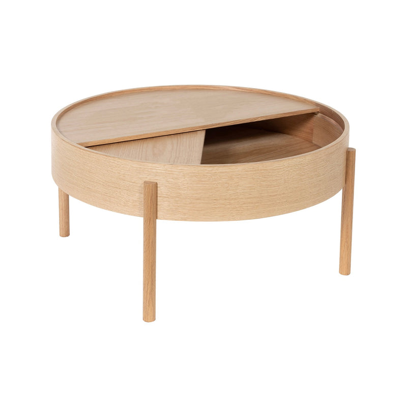 Calis - Table Basse Ronde - Chêne