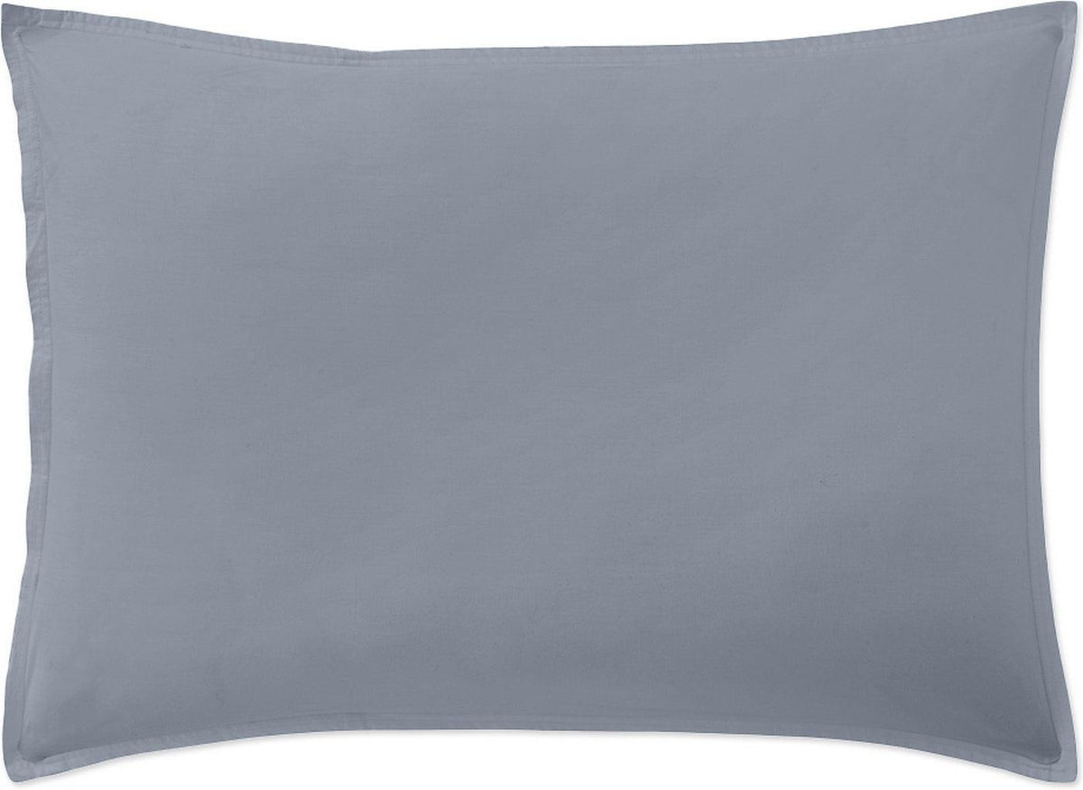 Elegance - Pudebetræk - 100 % vasket bomuldspercale - Bleu Forever