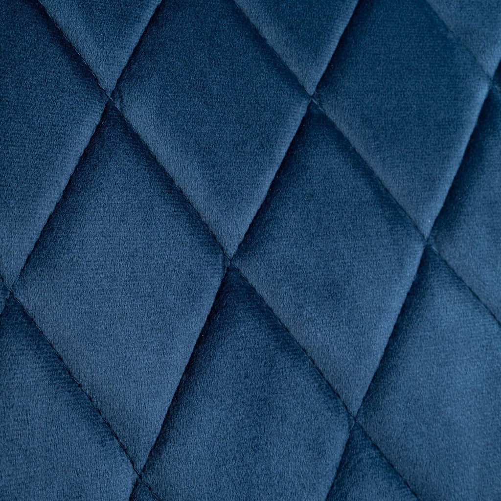 Velvet - Lot De 2 Chaises - Velours - Bleu