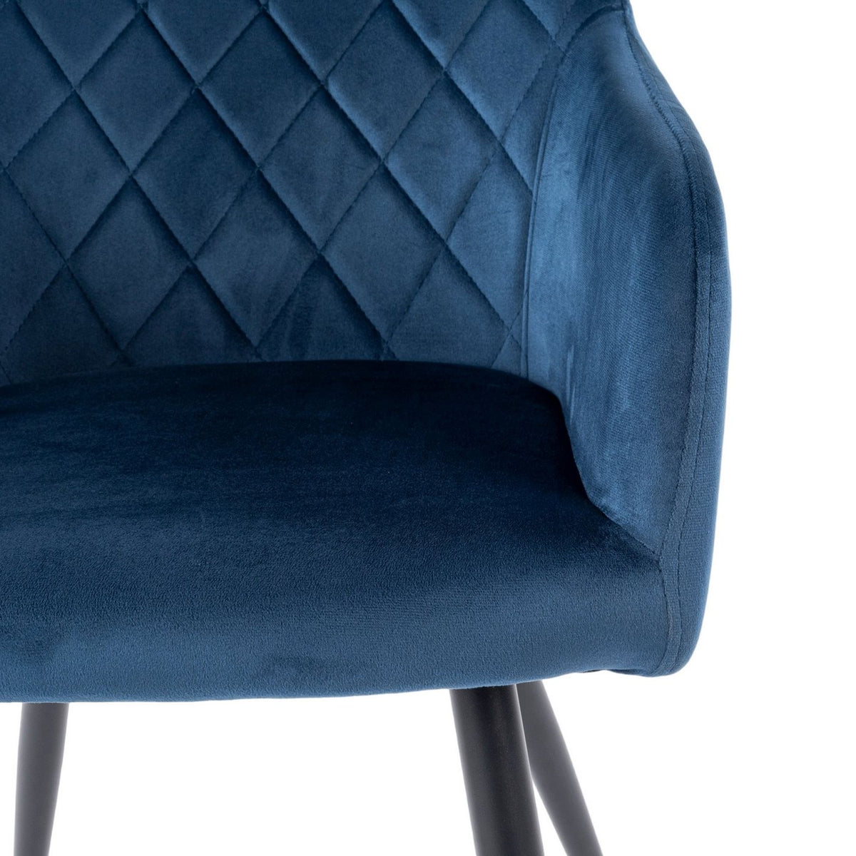 Velvet - Lot De 2 Chaises - Velours - Bleu