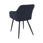 Velvet - Lot De 2 Chaises - Velours - Bleu Marine