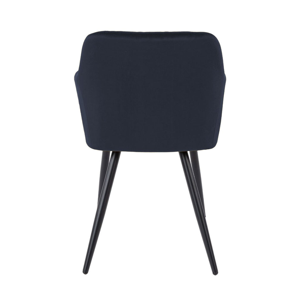 Velvet - Lot De 2 Chaises - Velours - Bleu Marine