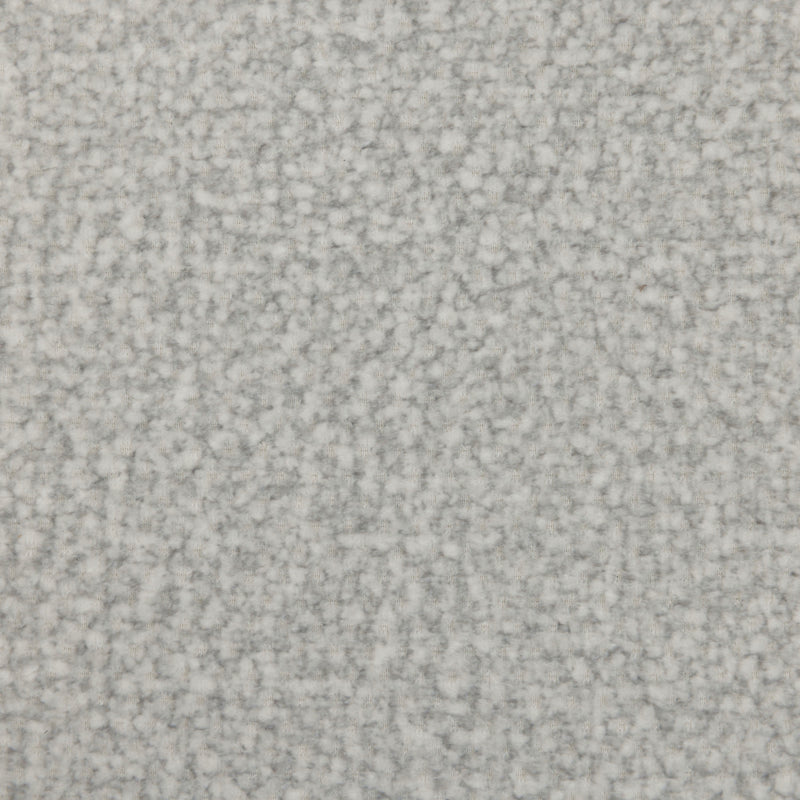 Fauteuil Rond Loveuse Pivotante + Coffre En Tissu Texturé - Gris