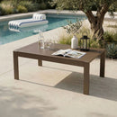 Acapulco - Table Basse De Jardin En Aluminium - Taupe