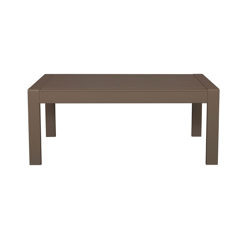 Acapulco - Table Basse De Jardin En Aluminium - Taupe