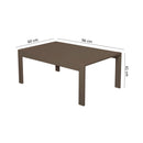 Acapulco - Table Basse De Jardin En Aluminium - Taupe
