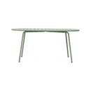 Baca - Table De Jardin Ovale En Métal - Vert