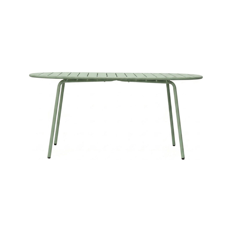 Baca - Table De Jardin Ovale En Métal - Vert