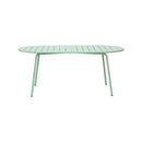 Baca - Table De Jardin Ovale En Métal - Vert