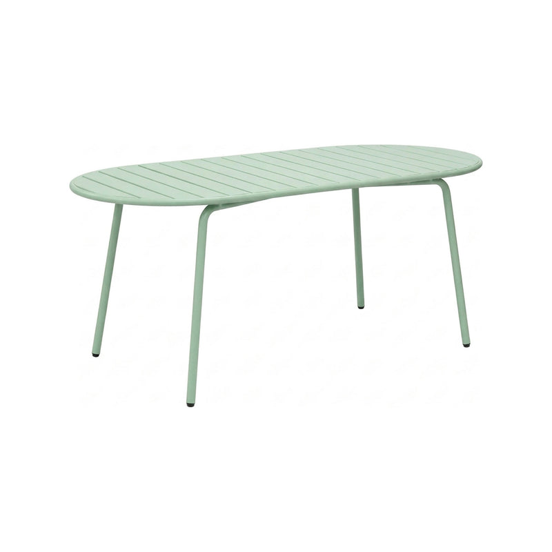 Baca - Table De Jardin Ovale En Métal - Vert