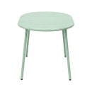 Baca - Table De Jardin Ovale En Métal - Vert