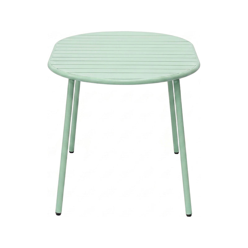 Baca - Table De Jardin Ovale En Métal - Vert