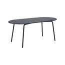Baca - Table De Jardin Ovale En Métal - Gris