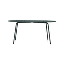 Baca - Table De Jardin Ovale En Métal - Vert Sapin