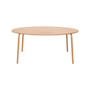 Baca - Table De Jardin Ronde En Métal - Terracotta